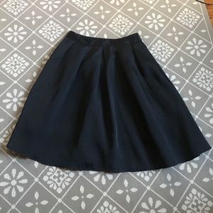 High waisted midi skirt